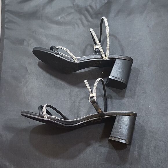 BRAND NEW UNILODY RHINESTONE   STRAP BLOCK HEEL SANDAL - Picture 7 of 15
